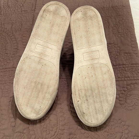 33. Coconuts by Matisse Booties in Silver Snake Print - Picture 6 of 9